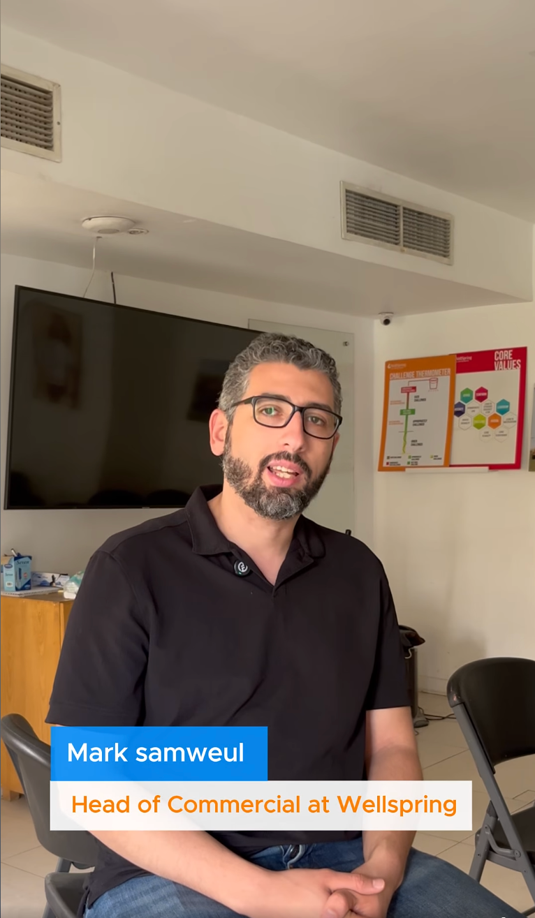 Mark Samuel, Head of Commercial at Wellspring